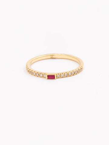 Diamond And Ruby Ring